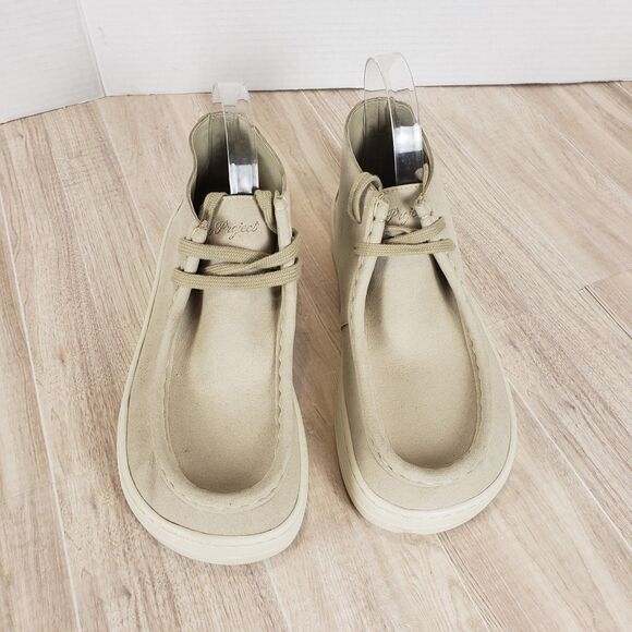 Ohne Project Pietra Chukka Barefoot Boot White Leather Spain US Sz 8.5 Women
